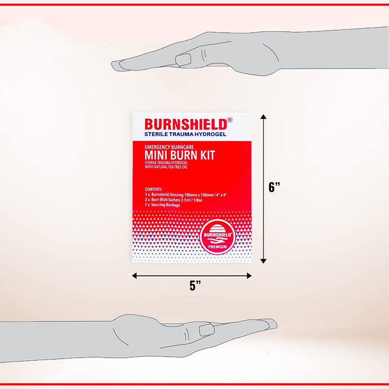 Burnshield Mini Burn Kits Sizing