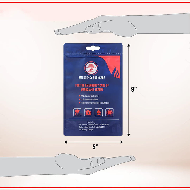 Burnshield Burngel Burn Kit Sizing