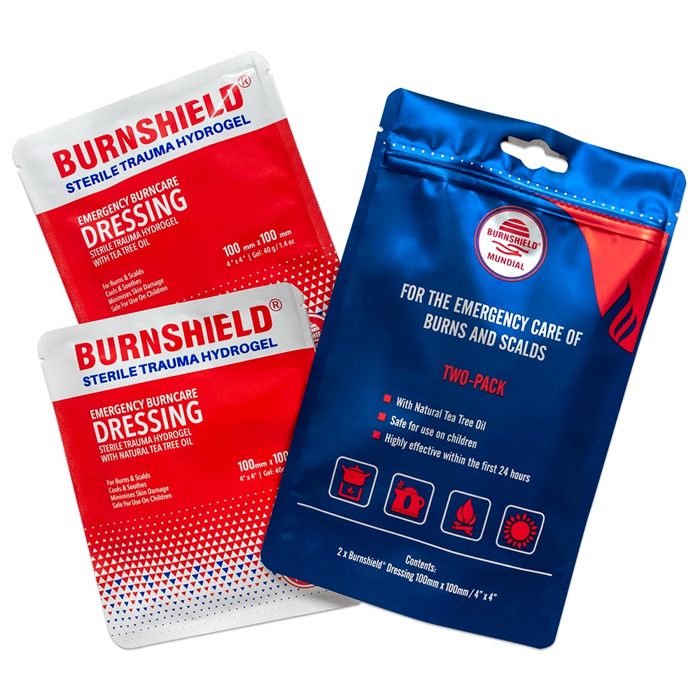 Burnshield Burngel Two Pack Burn Kit 4x4